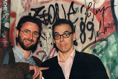 John & me at The Batschkapp, Frankfurt Germany 1997